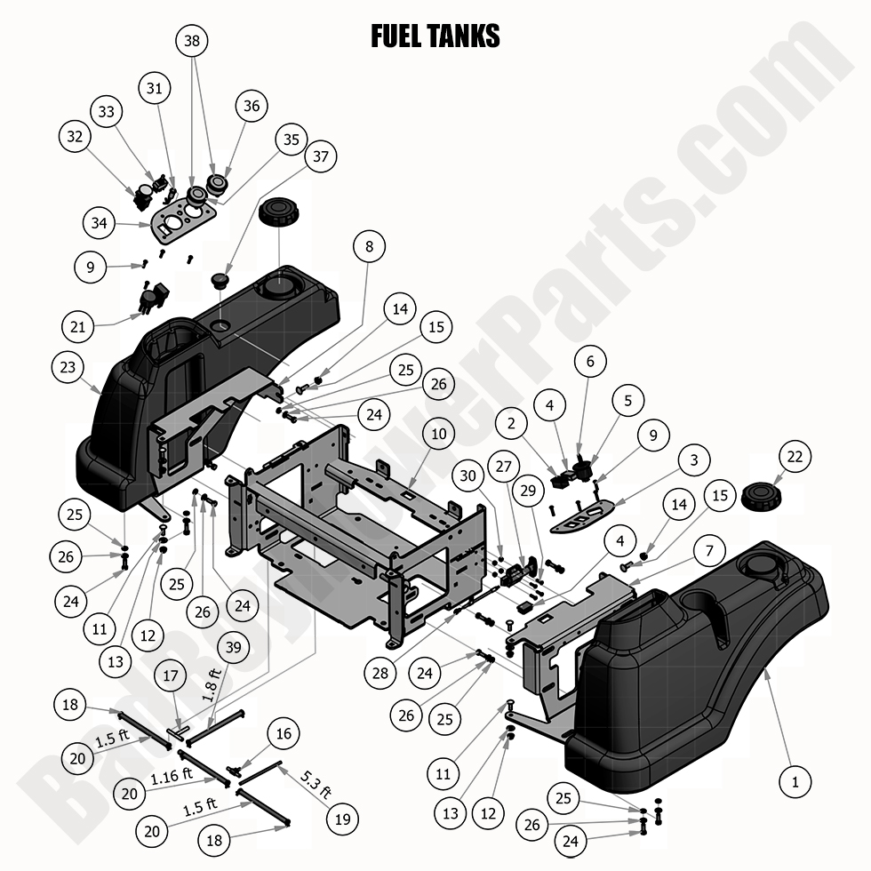 2019 Diesel - 1500cc - Fuel Tanks